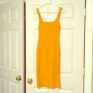 Zara mustard dress